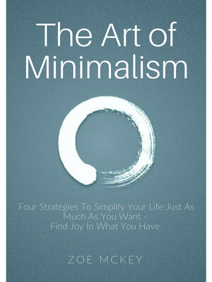 cover image of The Art of Minimalism